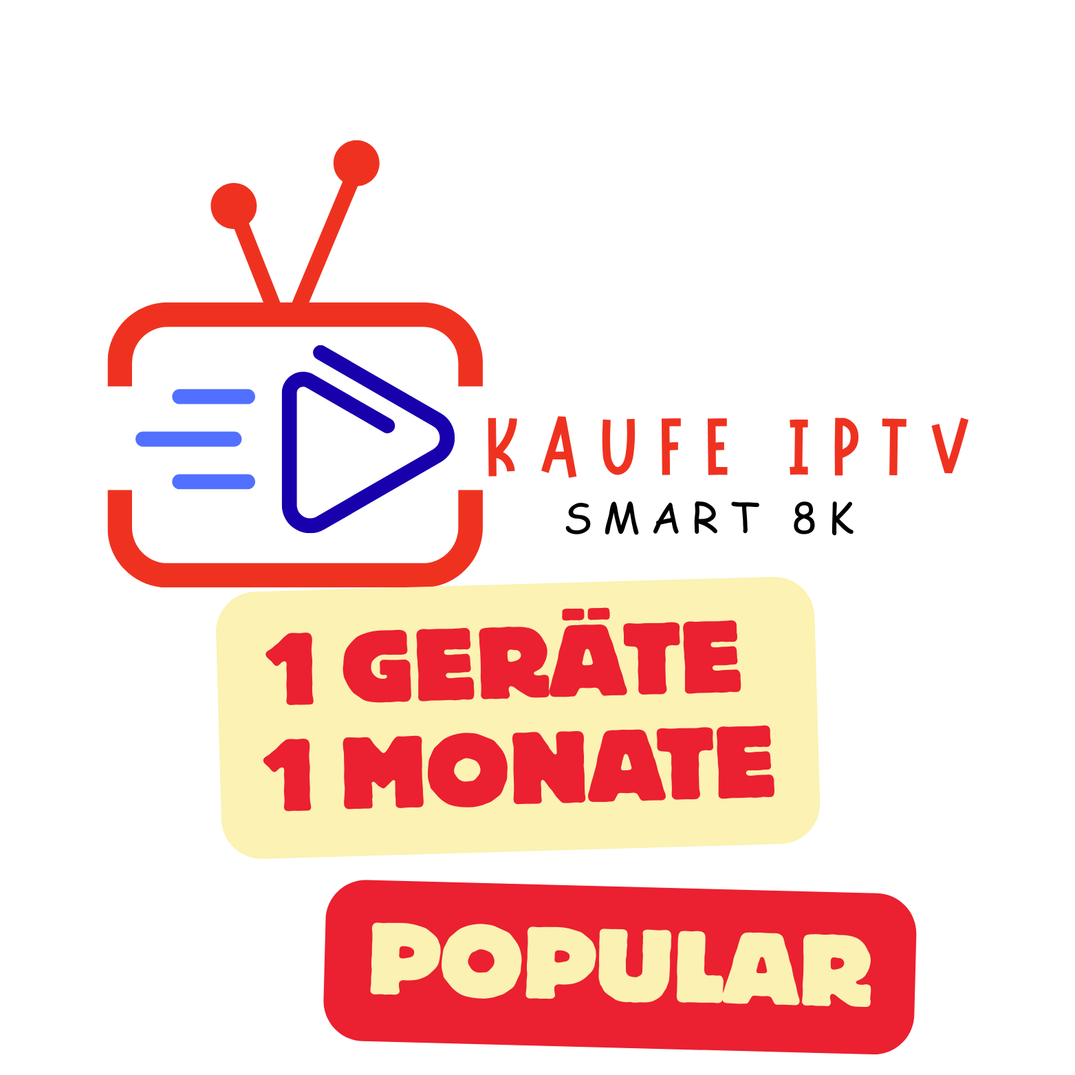 Paket 1 IPTV Kaufen – 1 Monat IPTV Abo